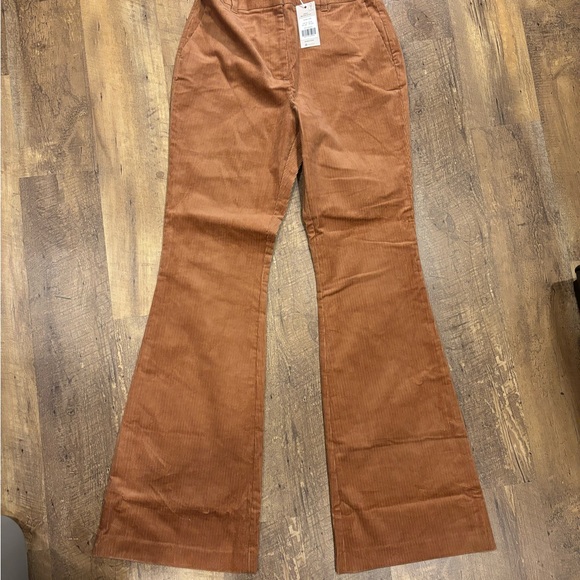 Boden Corduroy Flare Trouser Pants in butterscotch brown $160 - Picture 2 of 8